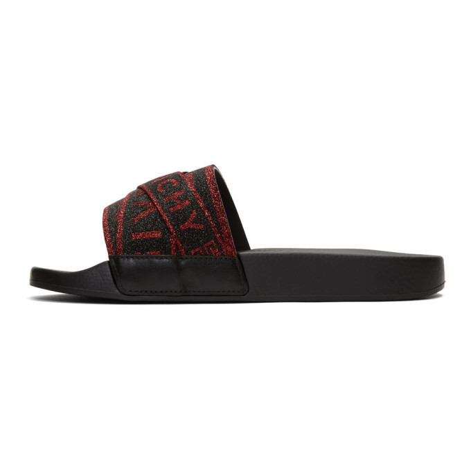 black and red givenchy slides