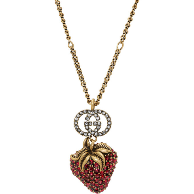 dolce and gabbana strawberry necklace