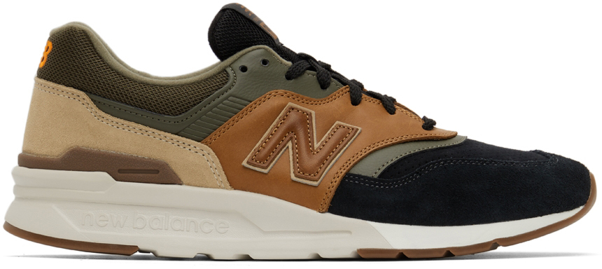 Photo: New Balance Brown & Beige 997H Sneakers