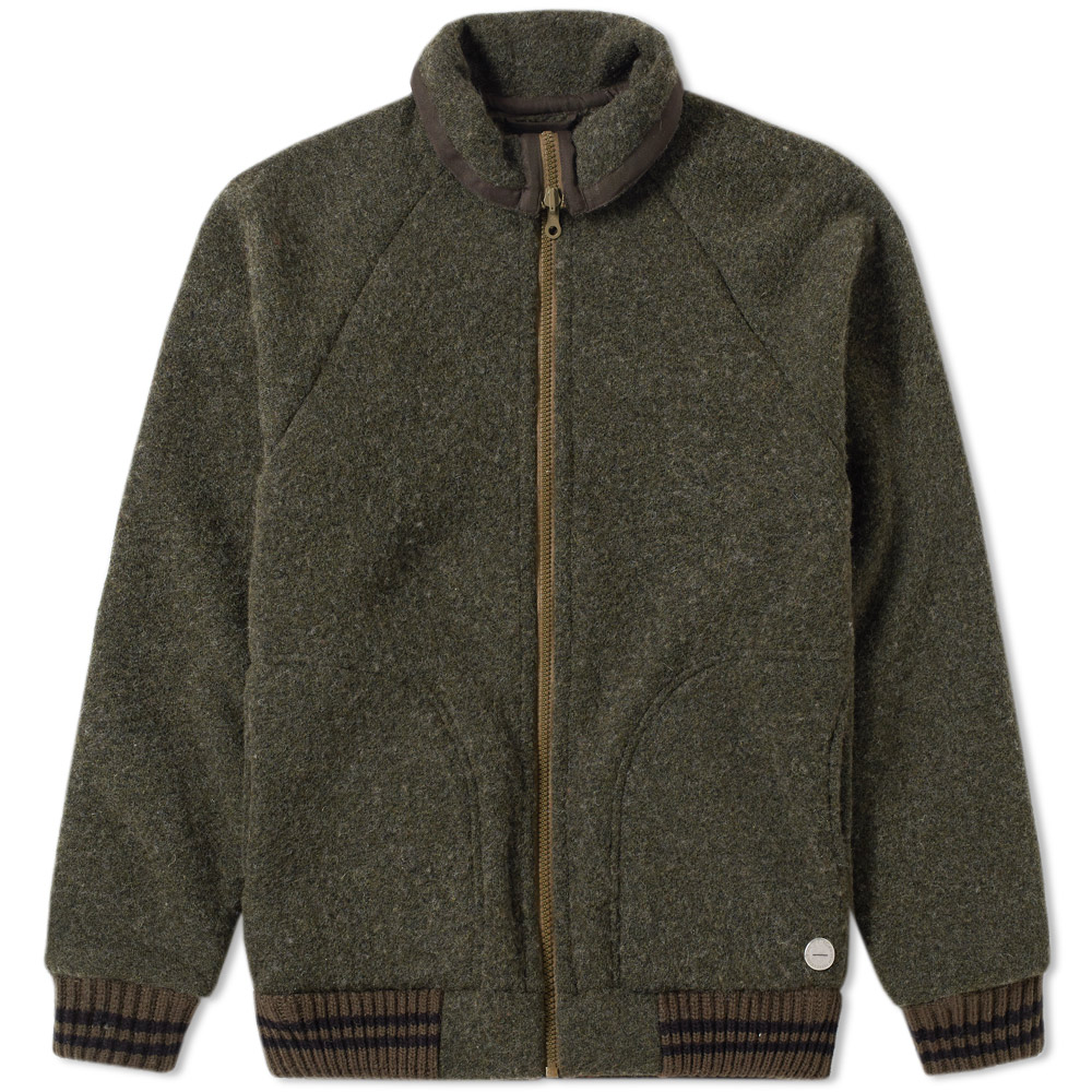 Nigel Cabourn x Peak Performance Wool Zip Fleece Jacket Nigel Cabourn