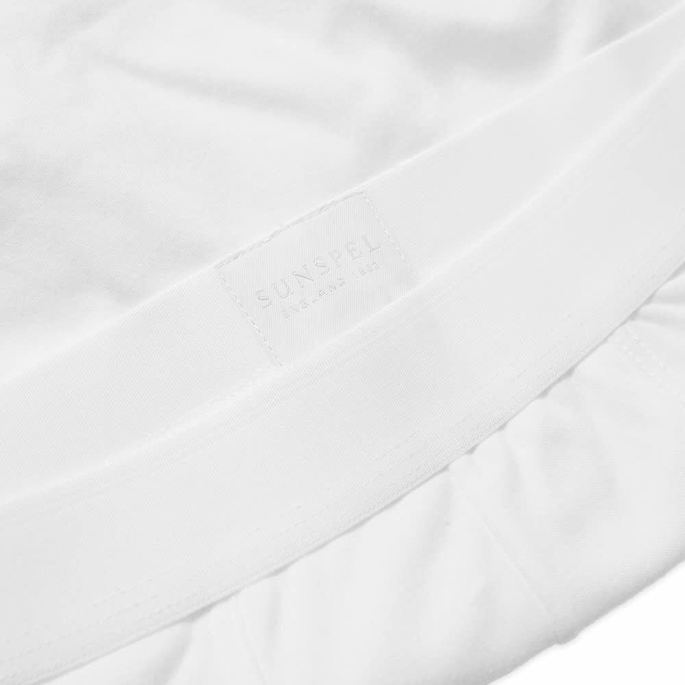 Sunspel Men's Sea Island Cotton Trunk in White Sunspel