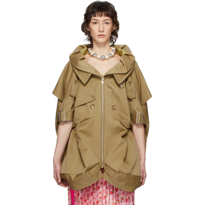 short sleeve trench coat