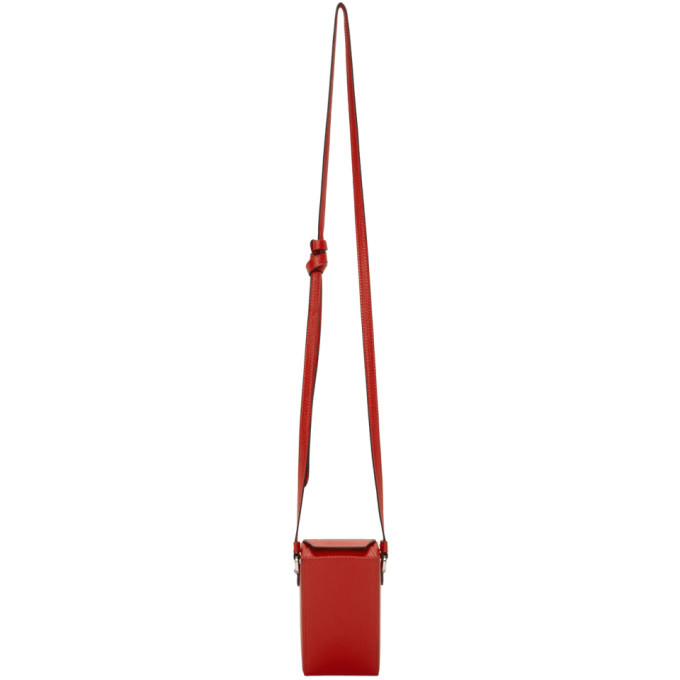 Lanvin Red Cigarette Case Pouch Lanvin