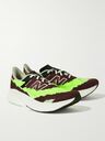 New Balance - Stone Island Knit and Mesh Sneakers - Burgundy