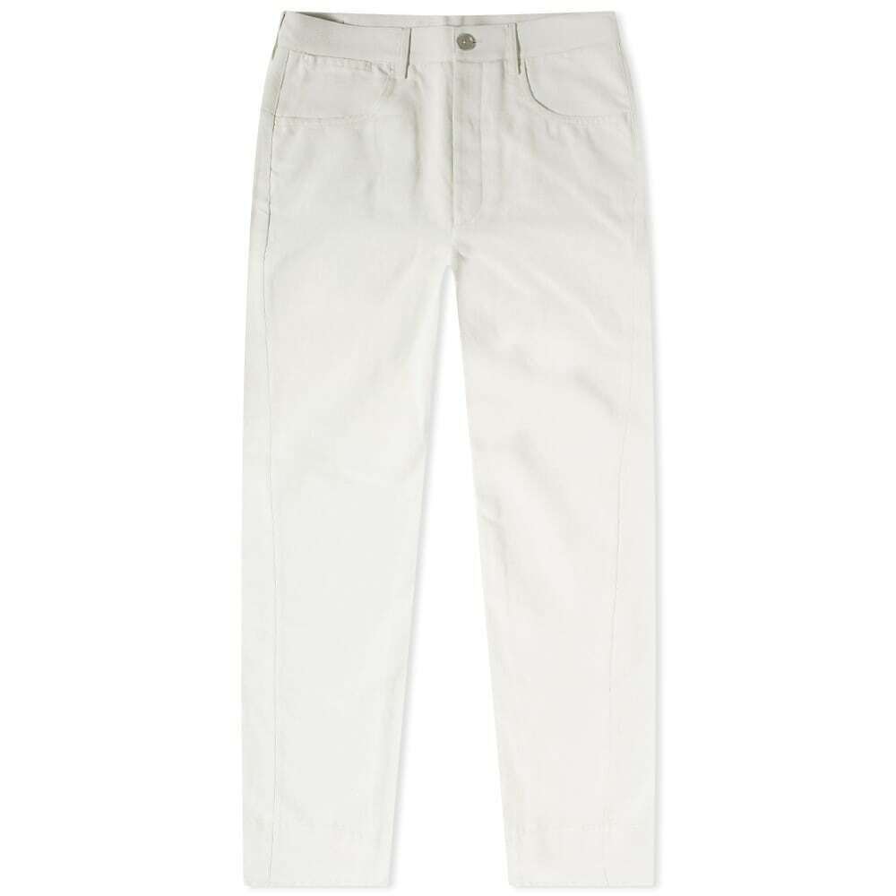 Jil Sander Men's 5-Pocket Pant in White Jil Sander