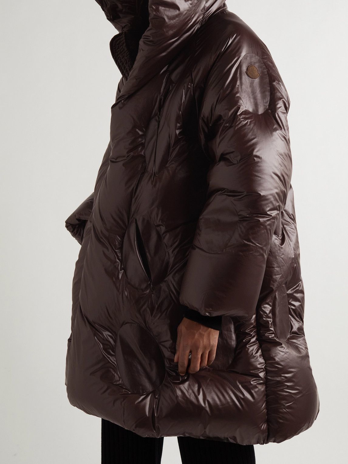 Moncler Genius - Dingyun Zhang Iaphia Oversized Quilted Glossed-Shell ...