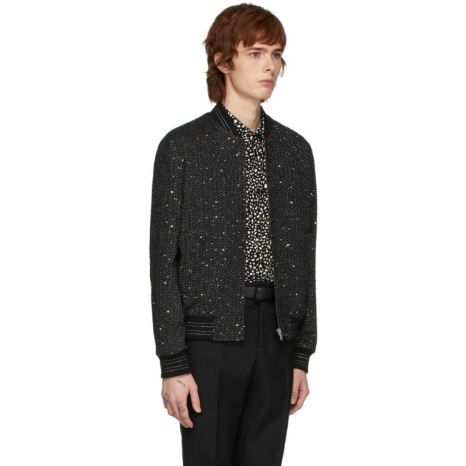 saint laurent teddy tweed jacket