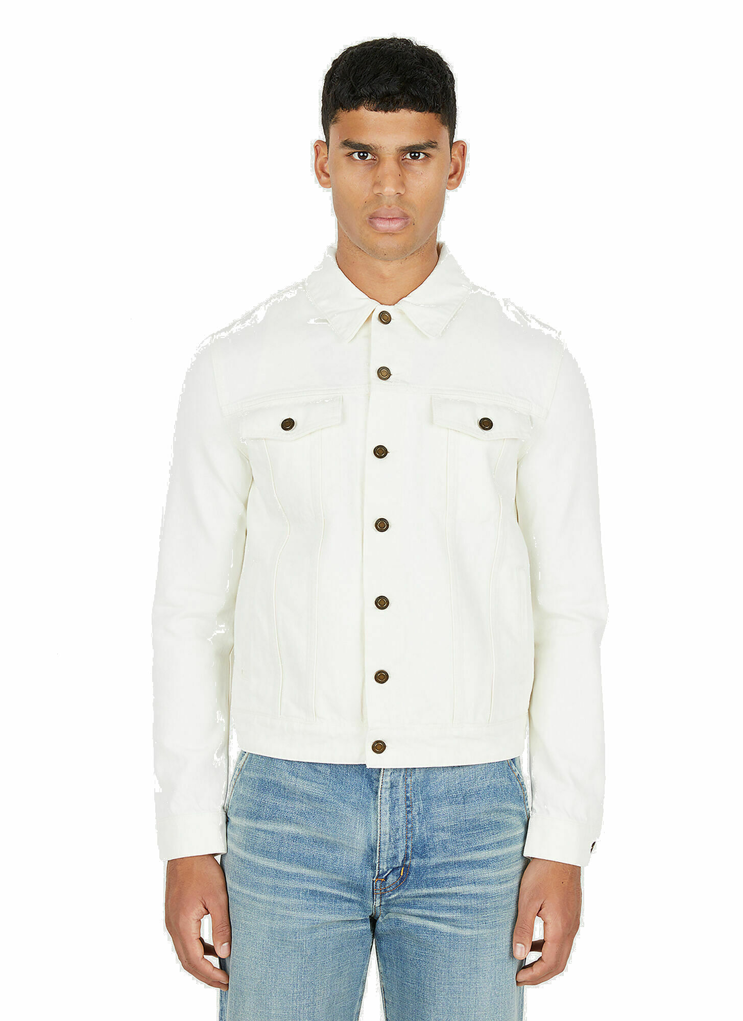 Photo: Classic Denim Jacket in White