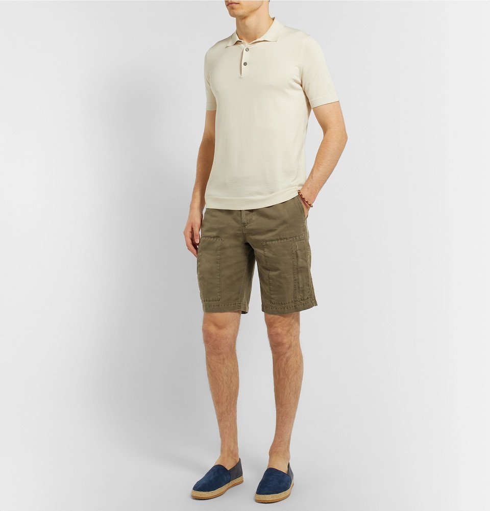 brunello cucinelli cargo shorts