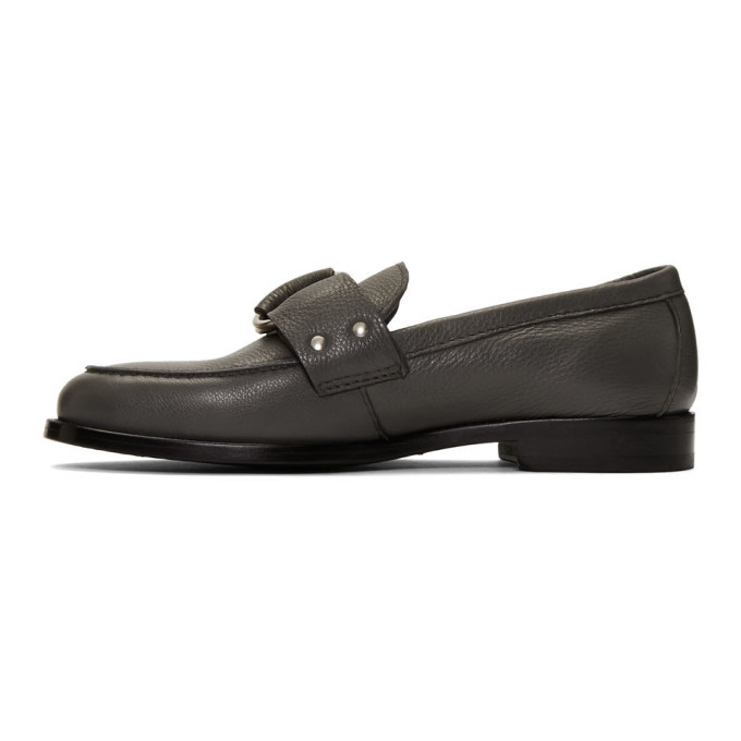 HOPE Grey Patty Ring Loafers HOPE