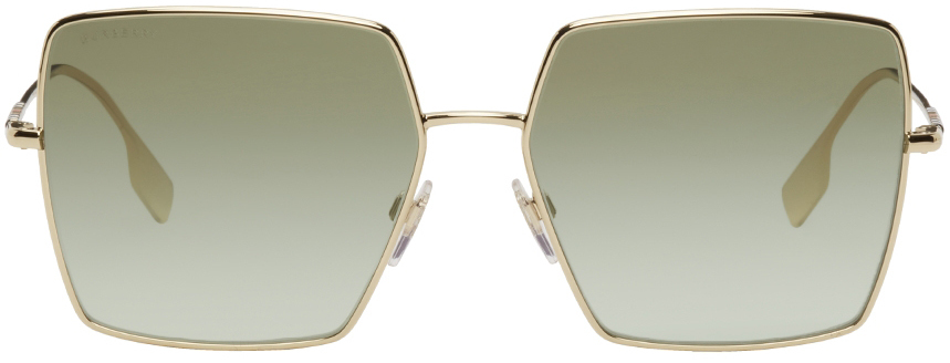 Burberry Sunglasses gold iconic vintage colours detail