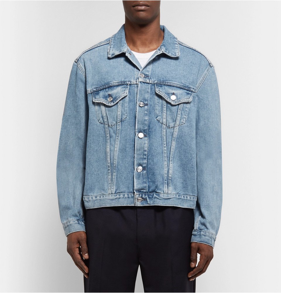 Our Legacy - Mudride Distressed Denim Jacket - Men - Blue Our Legacy