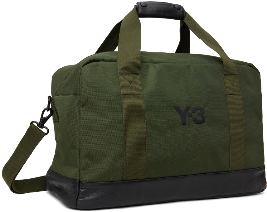 Y3 Khaki Classic Duffle Bag Y3