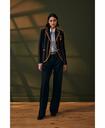 Brooks Brothers Women's Wool Blend Striped School Blazer | Navy
