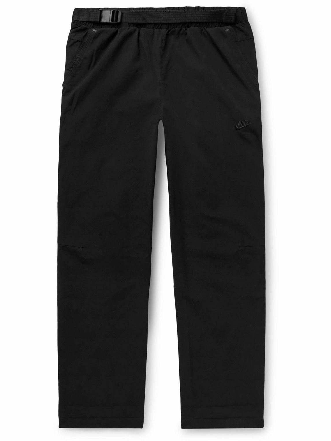 Nike - Sportswear Tech Pack Straight-Leg Belted Cotton-Ripstop Trousers ...