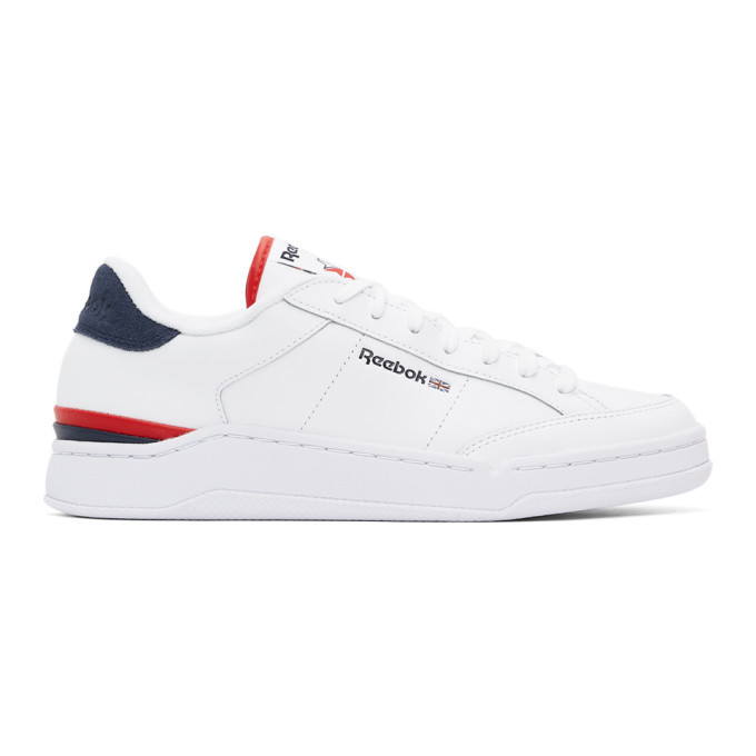 Reebok Classics White and Red AD Court Sneakers Reebok Classics