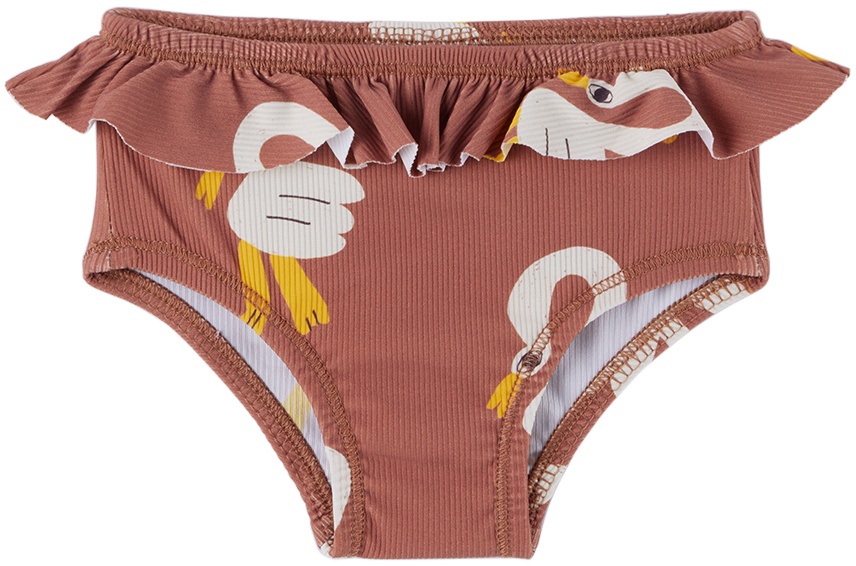 Bobo Choses Baby Brown Pelican Swim Briefs Bobo Choses