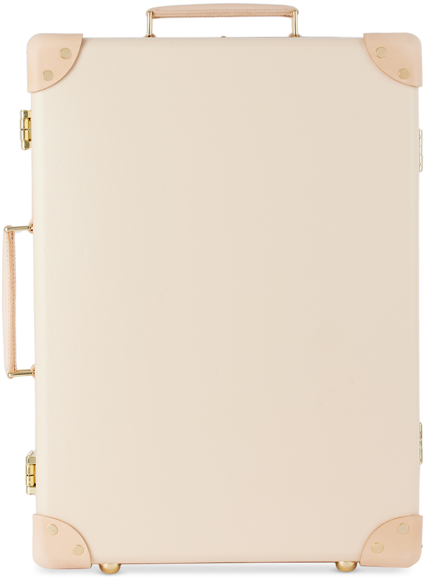 GlobeTrotter OffWhite Safari Small CarryOn 2 Wheels Suitcase Globe