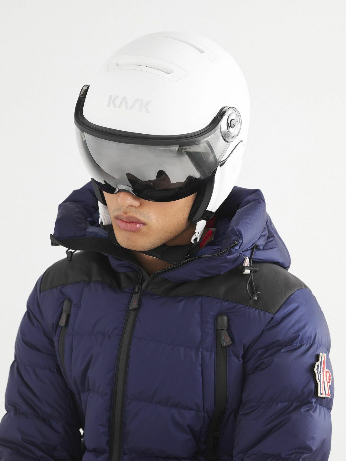 KASK Shadow LogoEmbossed Ski Helmet White KASK