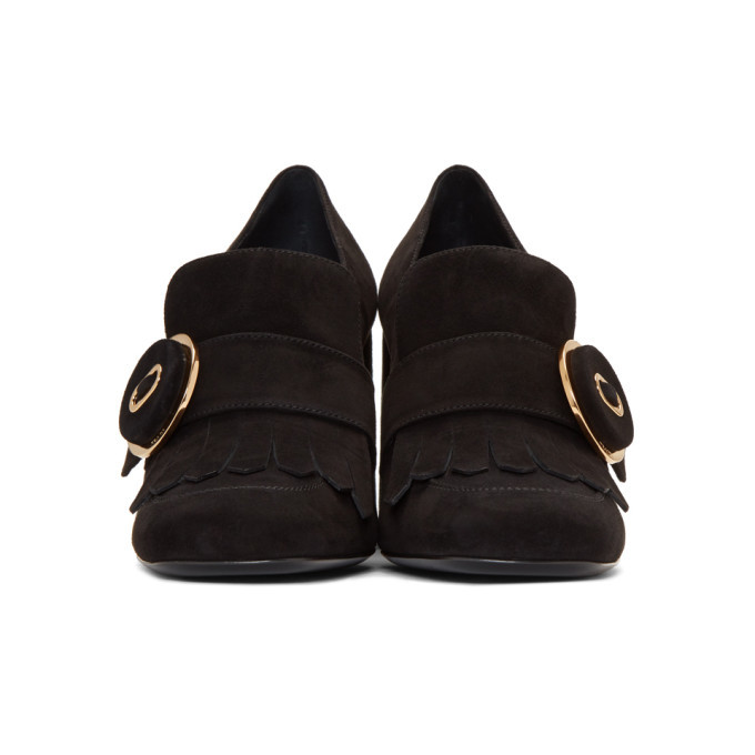 prada loafers heel