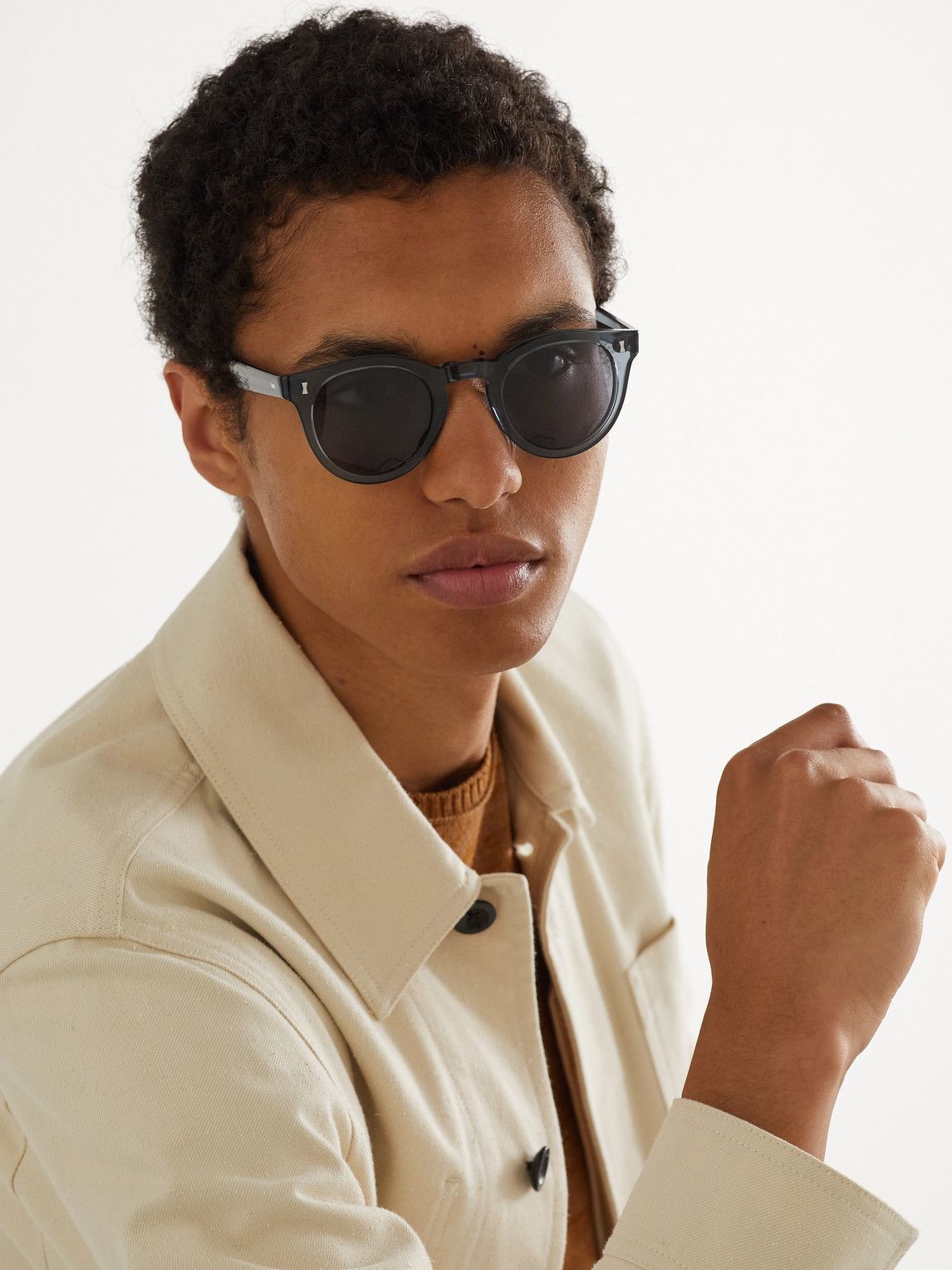 Mr P. - Cubitts Herbrand Round-Frame Acetate Sunglasses Mr P.