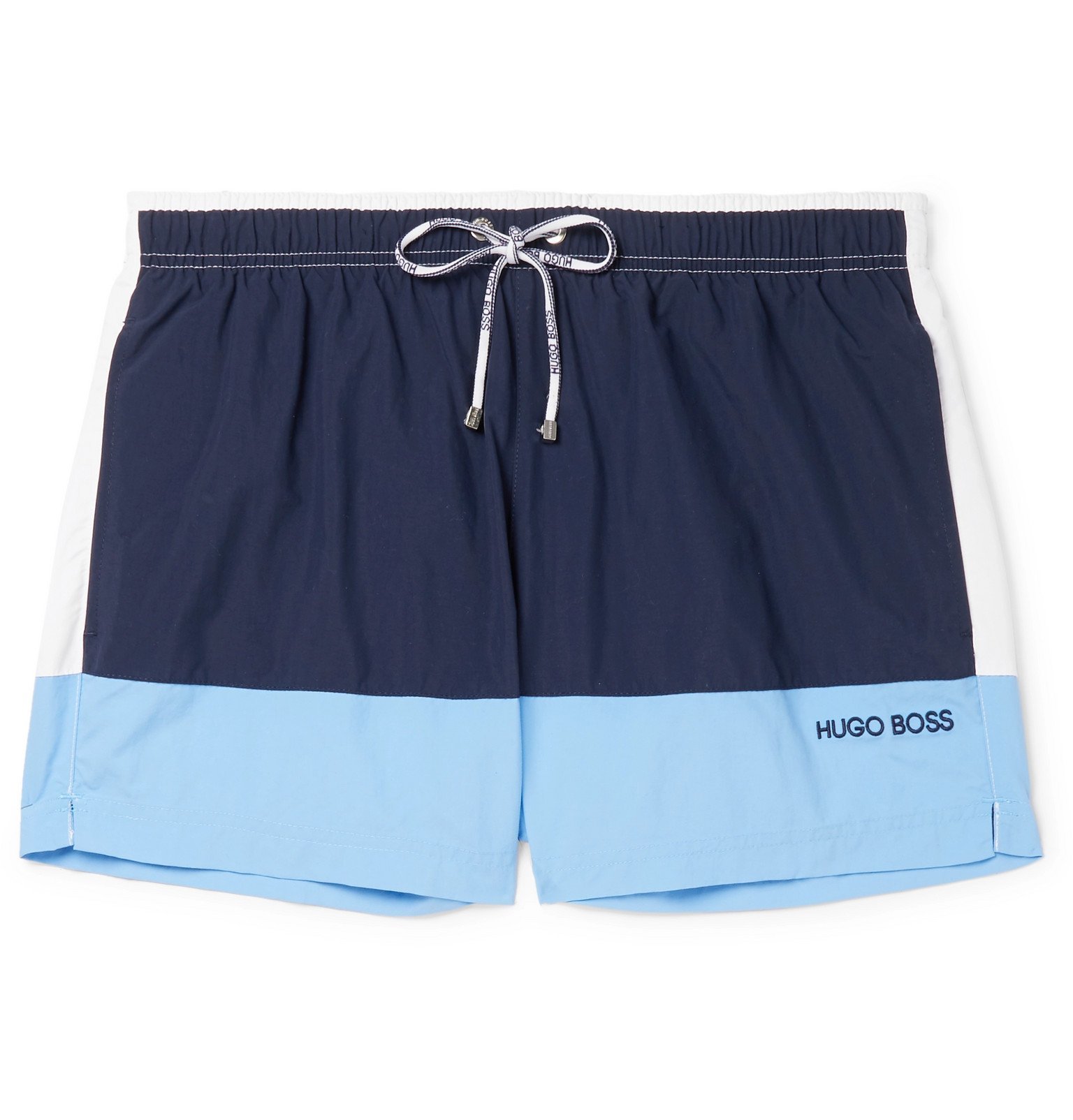 blue hugo boss swim shorts