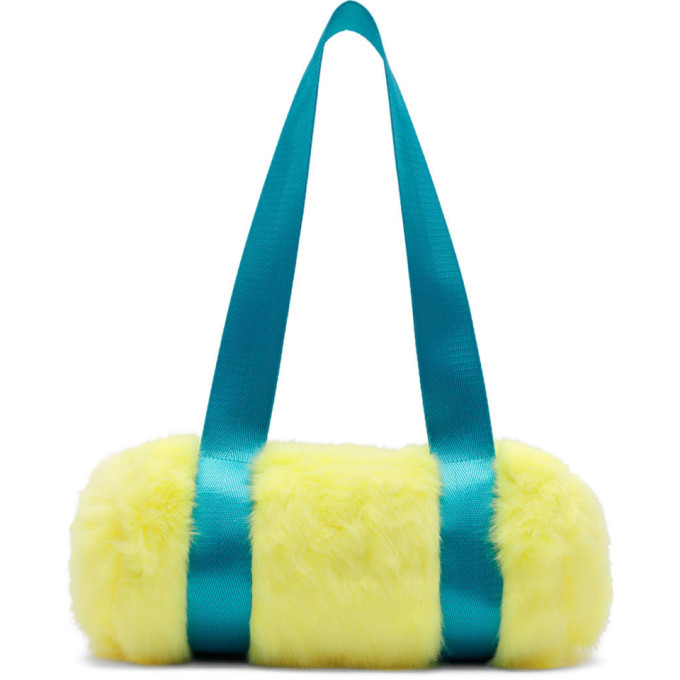 fluffy duffle bag