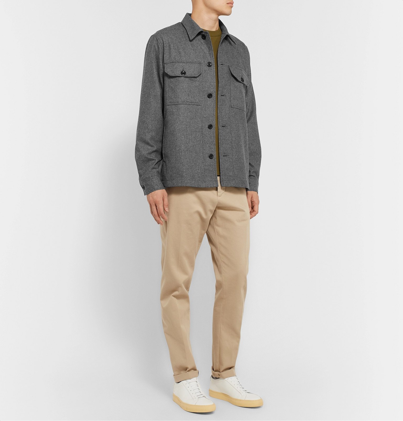 Norse Projects - Kyle Checked Wool-Blend Overshirt - Gray Norse Projects