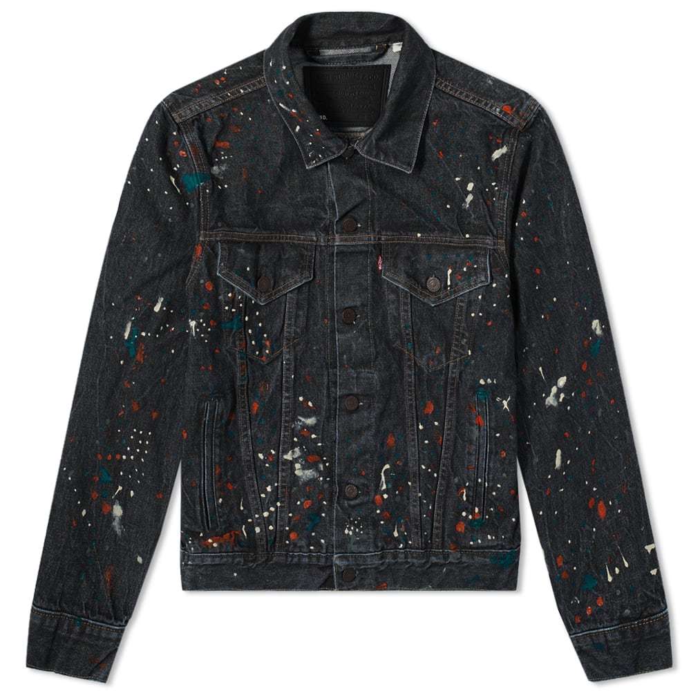 END. x Levi'sÂ® 'Painted' Selvedge Trucker Jacket Levi's Vintage