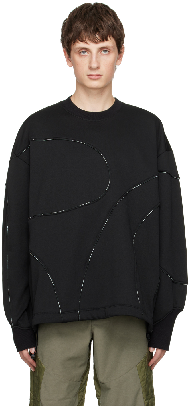 Julius Black Piping Sweatshirt Julius