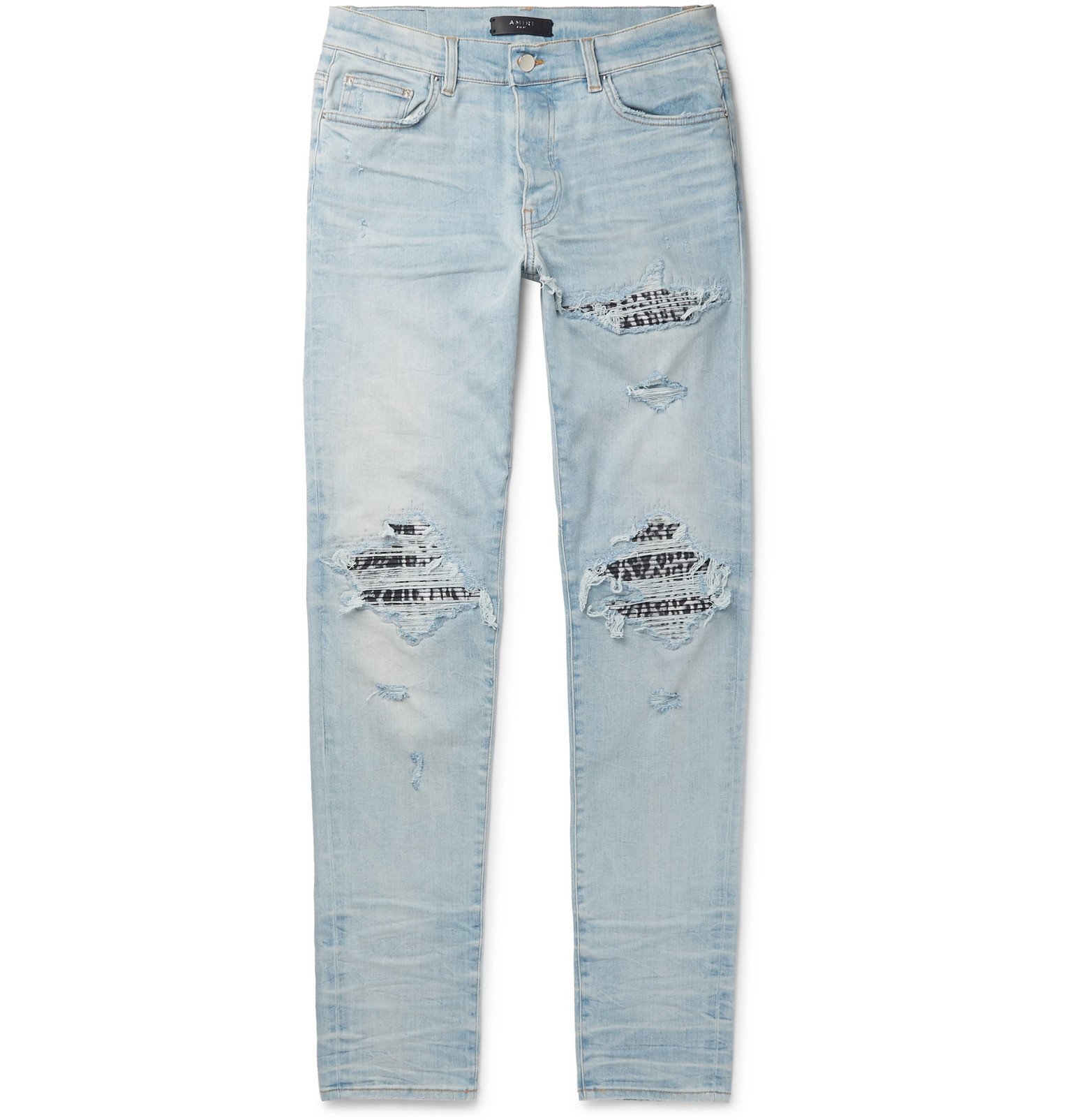 mike amiri crystal jeans