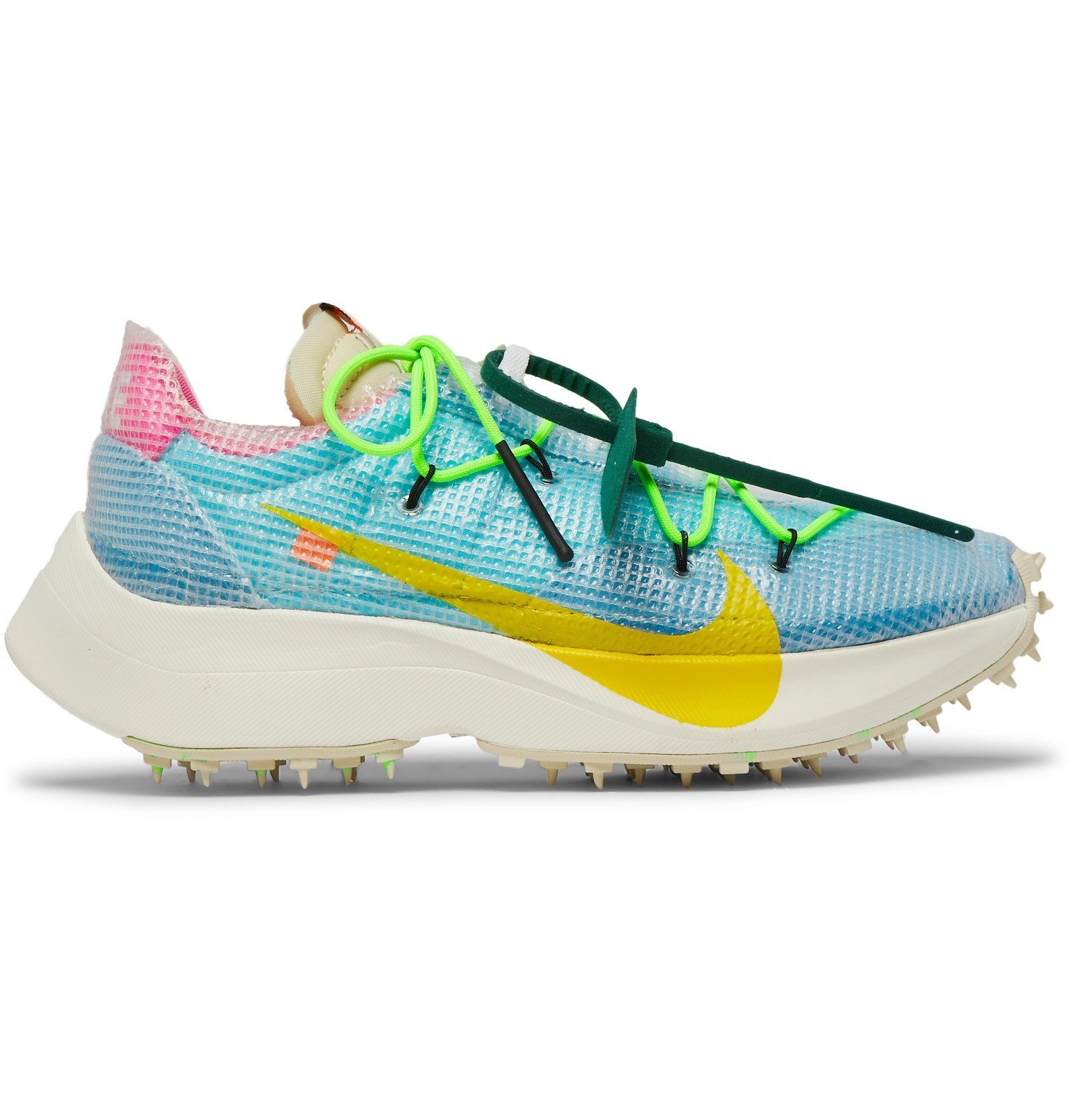 Nike - Off-White Vapor Street Ripstop, Suede, Mesh and Rubber Sneakers ...