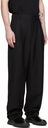 032c Black Pleated Trousers