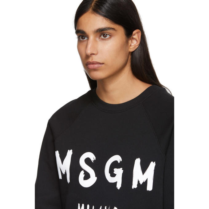 msgm black sweatshirt