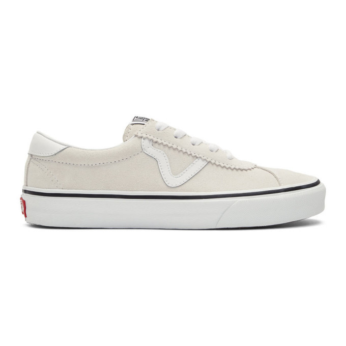 Vans White Suede Sport Sneakers Vans