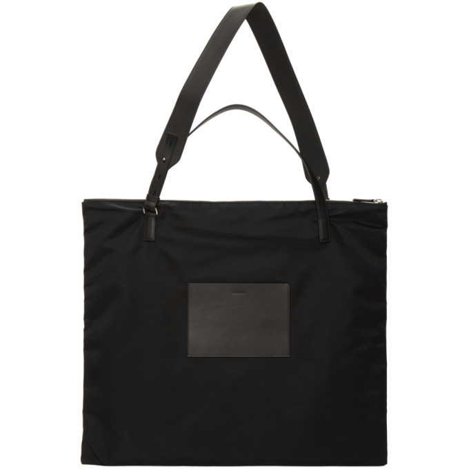 Jil Sander Black Nylon Tote Jil Sander