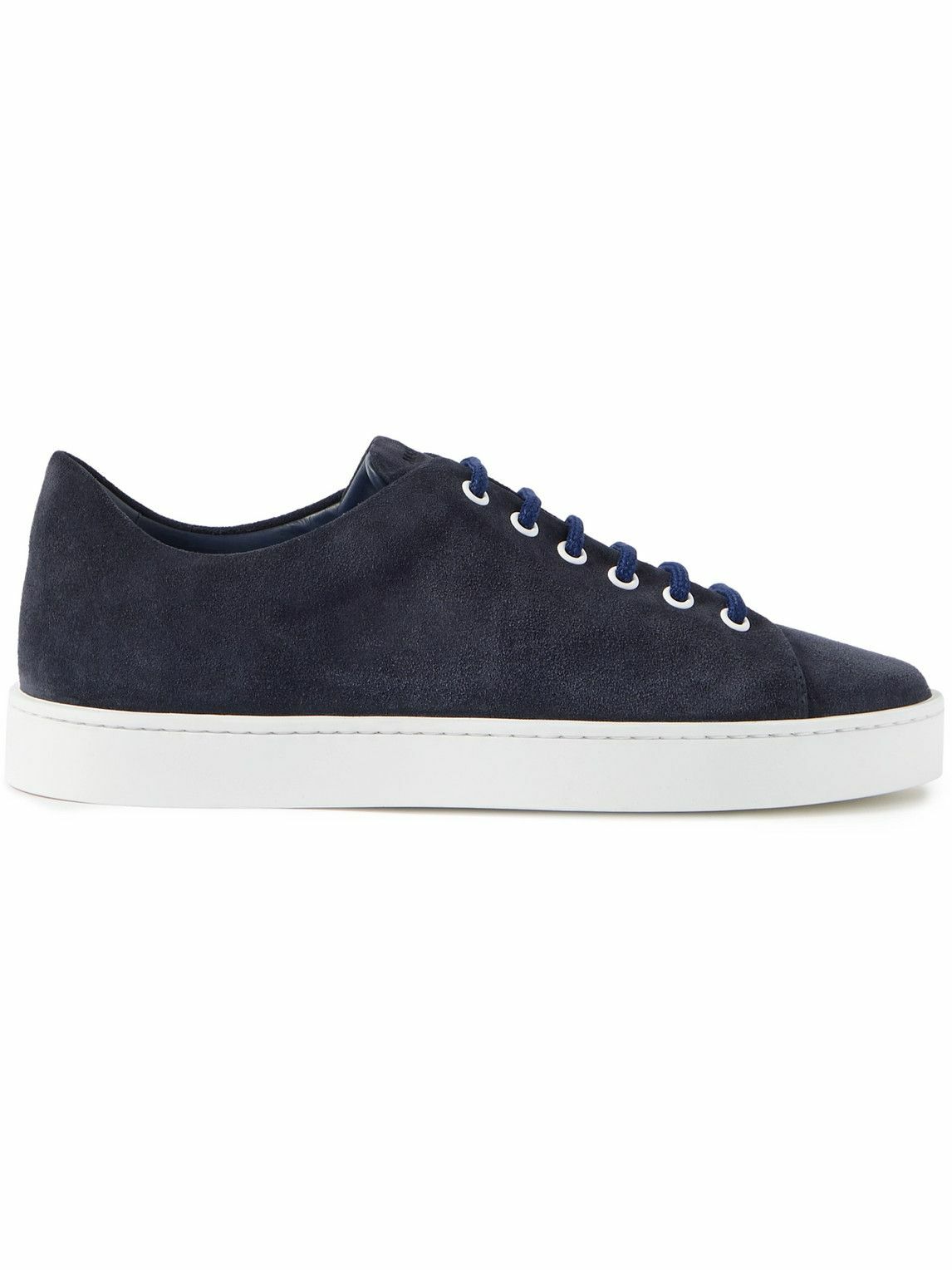 Manolo Blahnik - Semando Suede Sneakers - Blue Manolo Blahnik