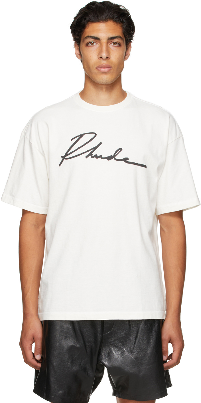 Rhude SSENSE Exclusive Off-White Logo 