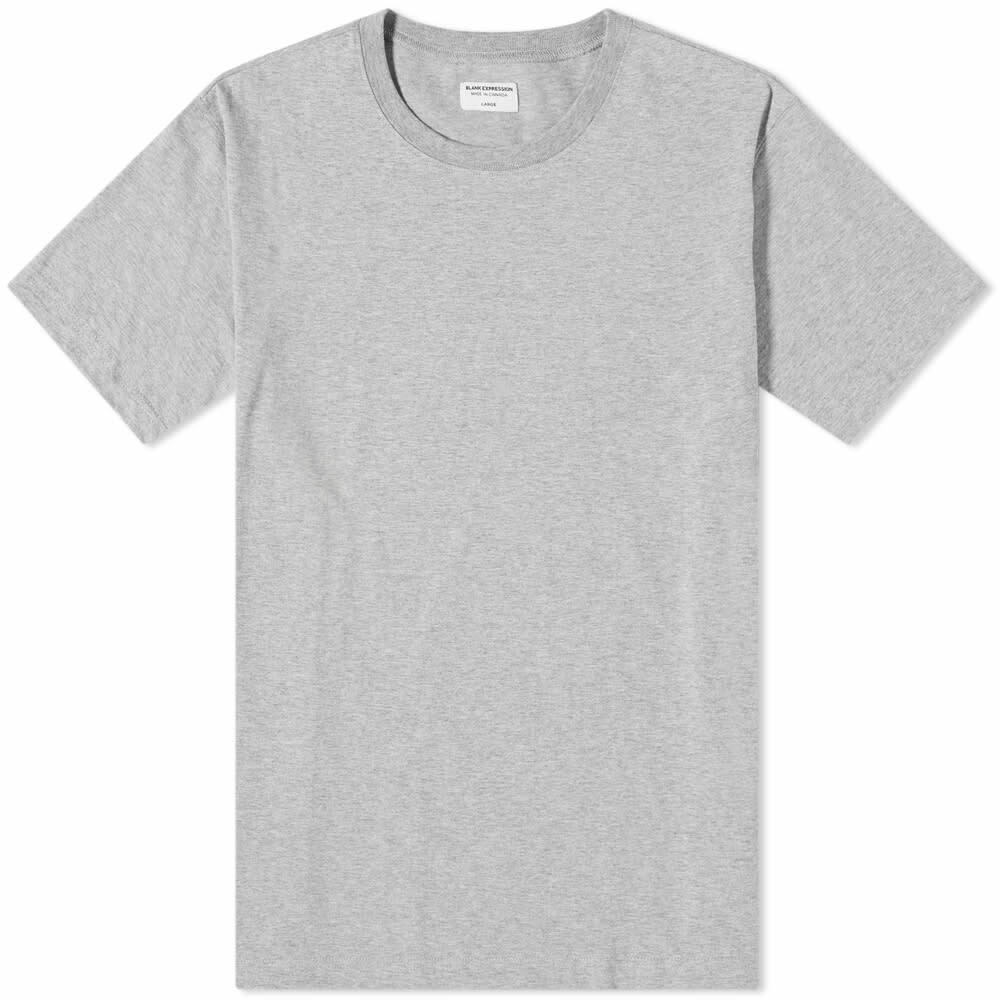 Blank Expression Men's Midweight T-Shirt in Grey Blank Expression