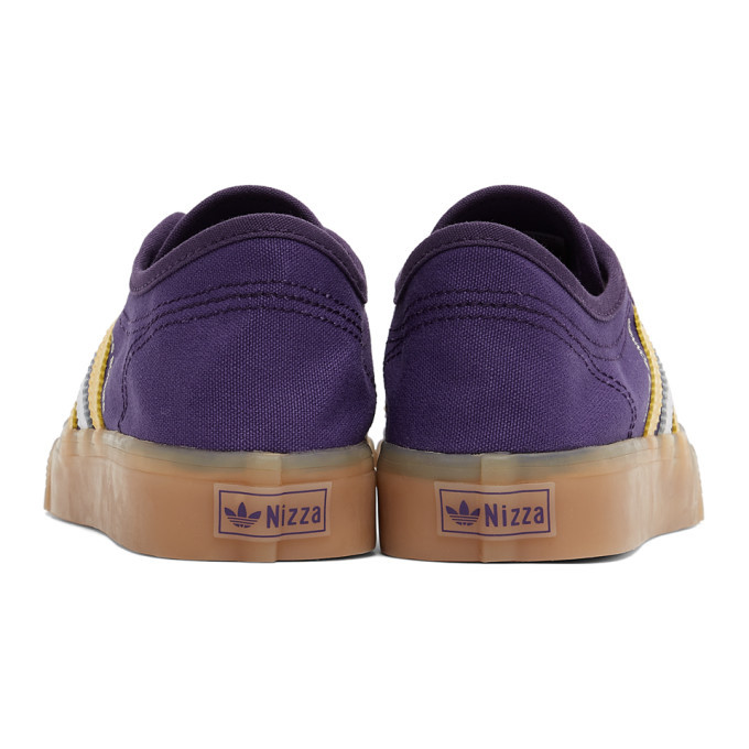 wales bonner purple adidas edition nizza sneakers