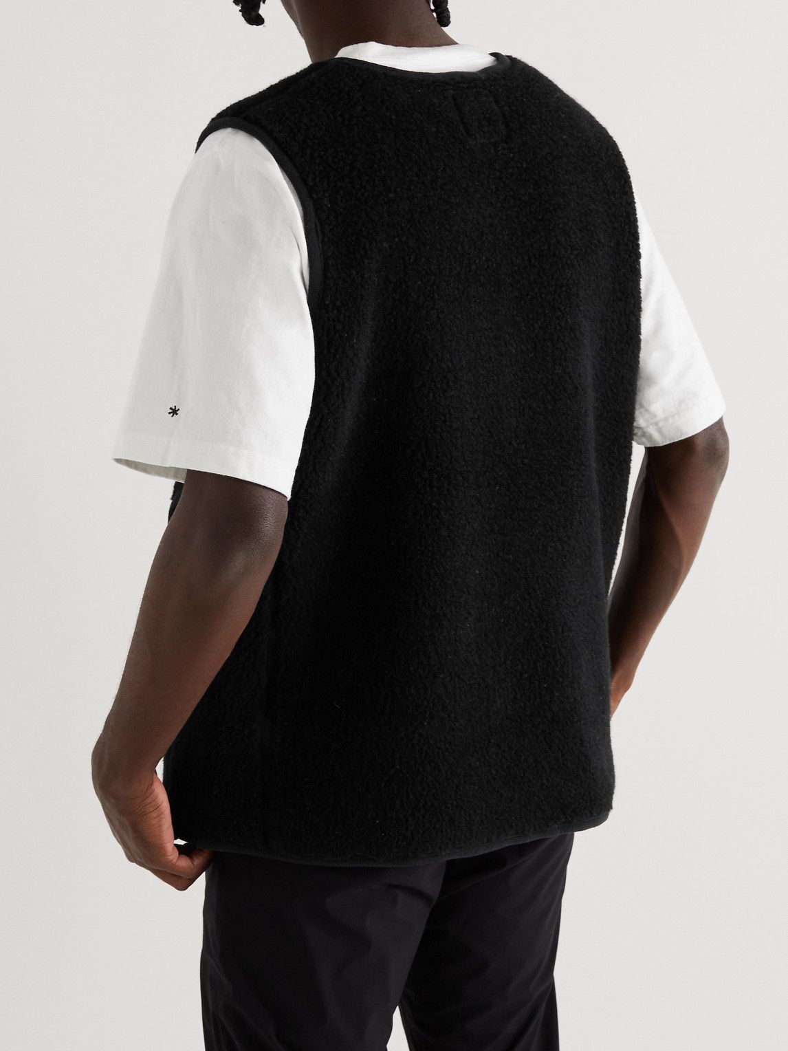 Snow Peak - Wool-Fleece Half-Zip Gilet 