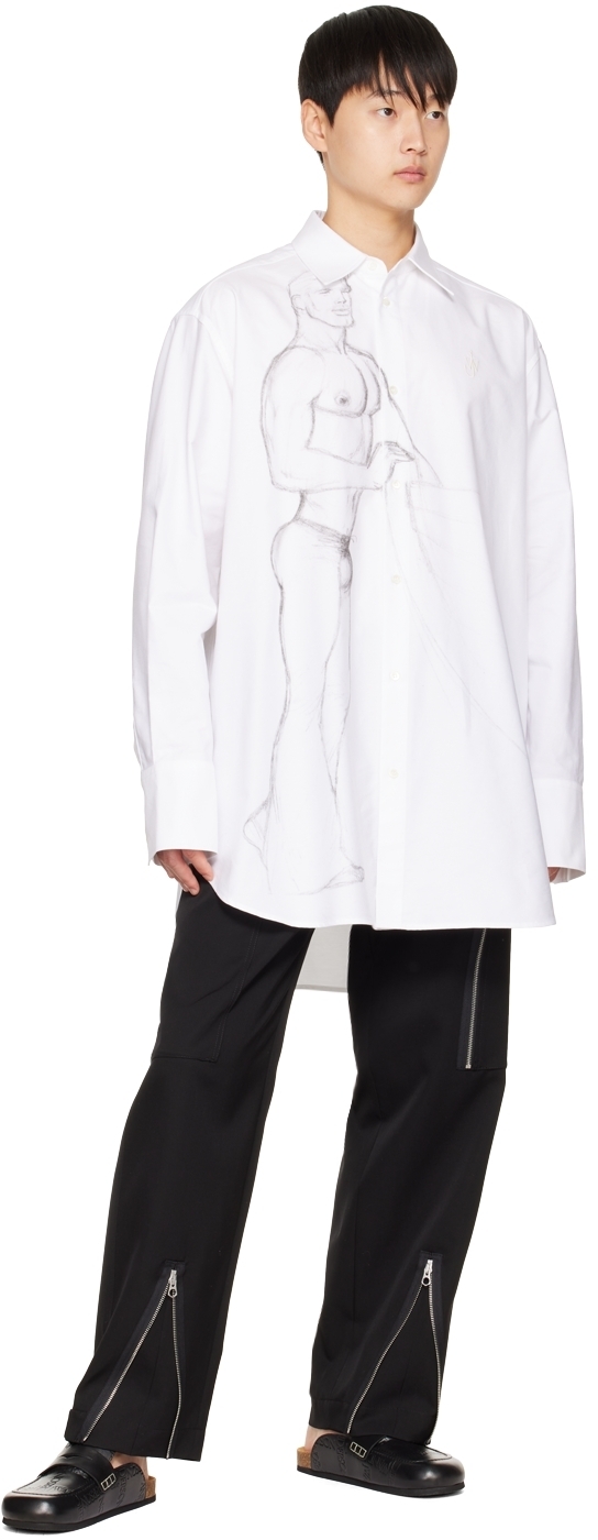 JW Anderson OffWhite Oversized Shirt JW Anderson