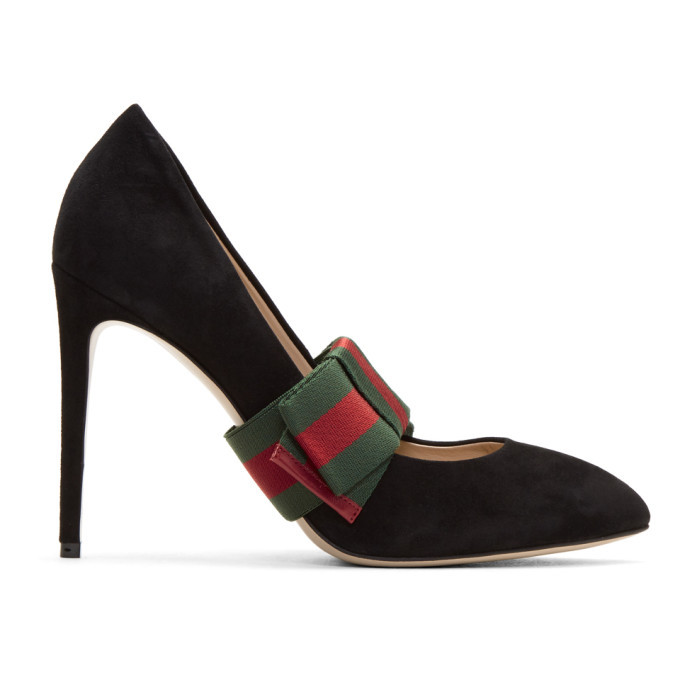 gucci heels with bow