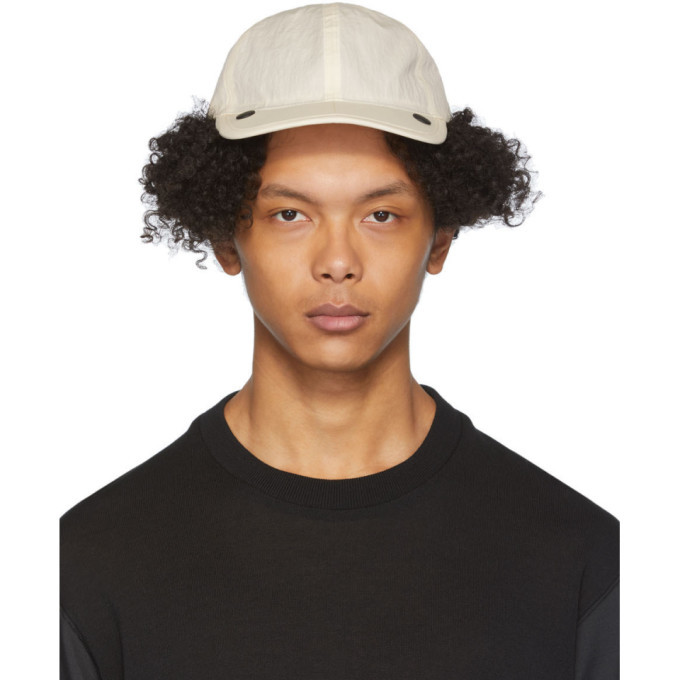 Issey Miyake Men Off-White Nylon Condense Cap Issey Miyake Men