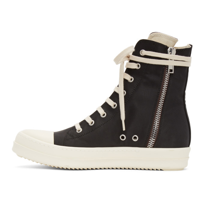 Rick Owens Drkshdw Black Cargo High Sneakers Rick Owens Drkshdw