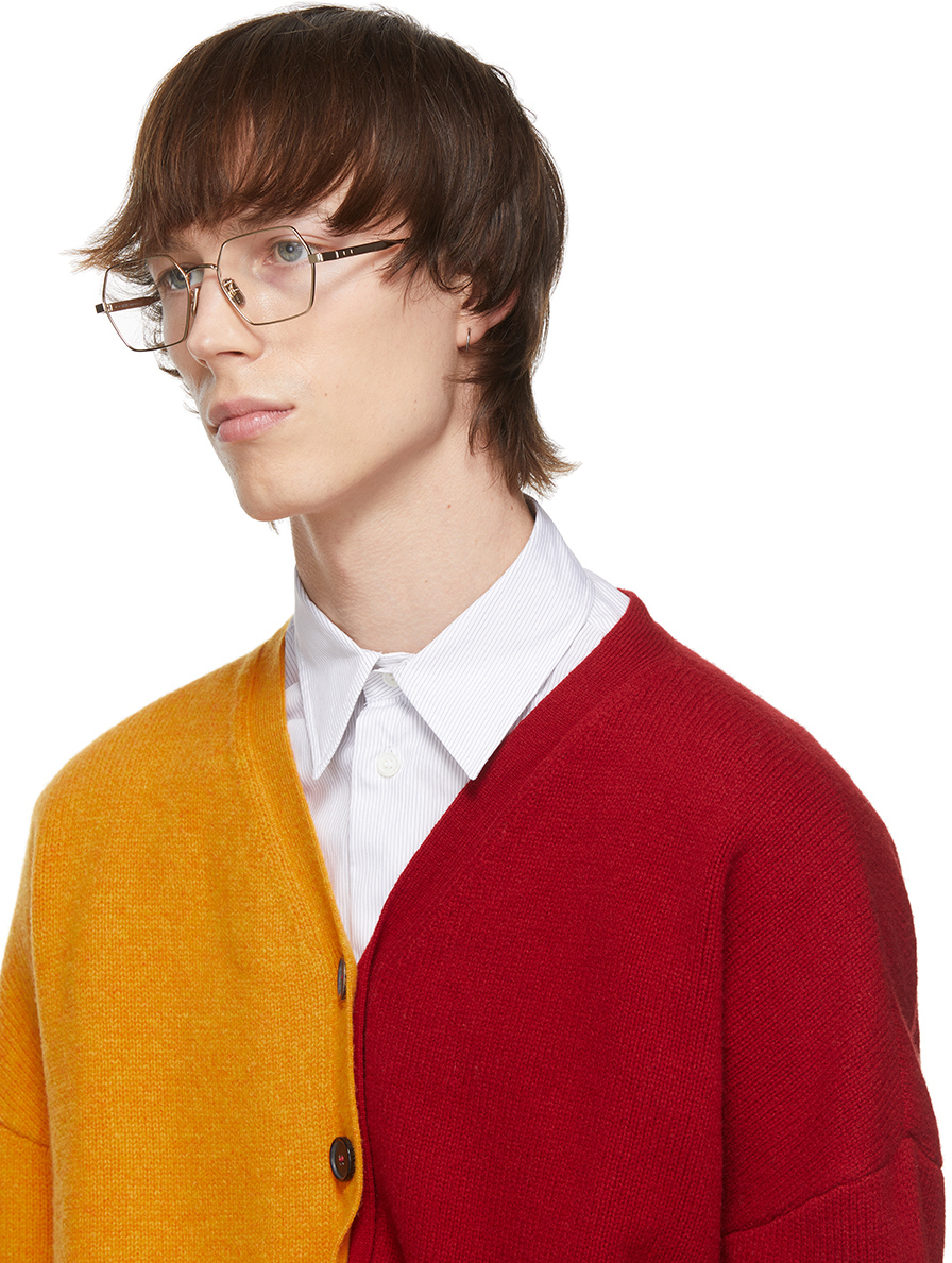 Loewe Gold Hexagon Glasses Loewe