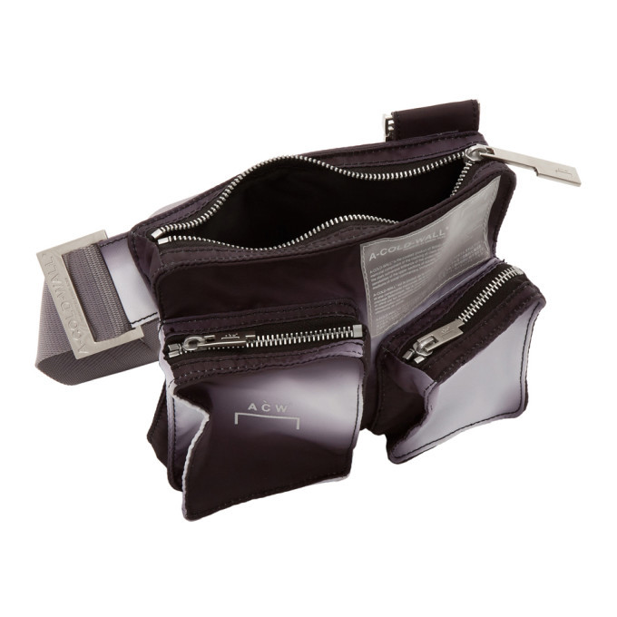 A-Cold-Wall* SSENSE Exclusive Black and Grey Utility Holster Bag A 