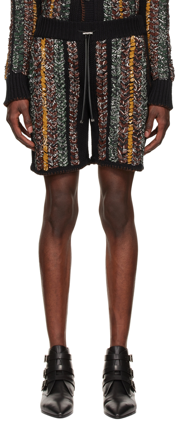 AMIRI - Slim-Fit Silk Twill-Trimmed Metallic Wool-Blend Bouclé ...