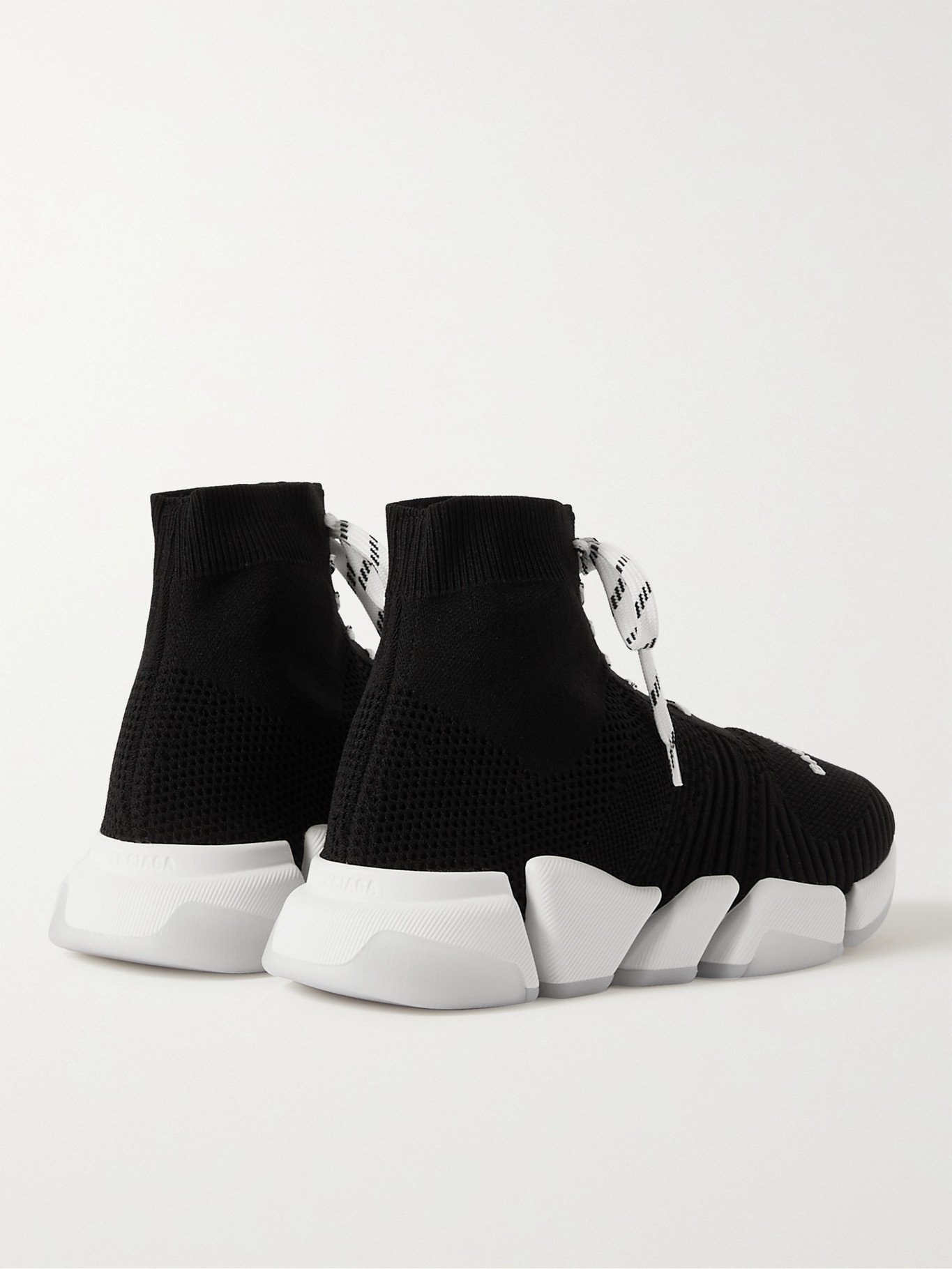 BALENCIAGA - Speed 2.0 Stretch-Knit Sneakers - Black Balenciaga