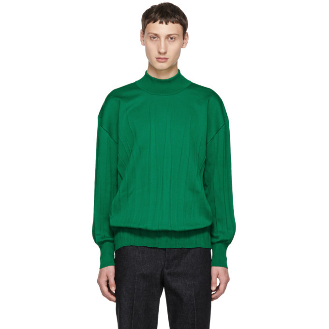 green turtleneck for men